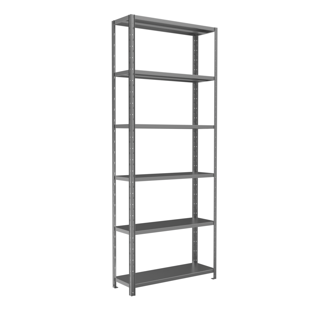 Стелаж металевий FORSTOR Start 2200x900x300 мм 6 полиць оцинкований